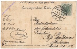 ak125950 Correspondenz-Karte aus 1906; Telegramm