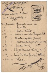 Correspondenz-Karte aus 1893; Lieber Carl Nr V.