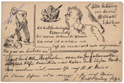Correspondenz-Karte aus 1893; Lieber Carl Nr VII.
