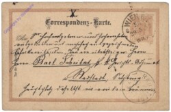 ak125968 Correspondenz-Karte aus 1893; Lieber Carl Nr X.