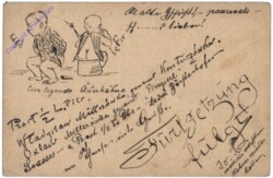 ak125968a Correspondenz-Karte aus 1893; Lieber Carl Nr X.