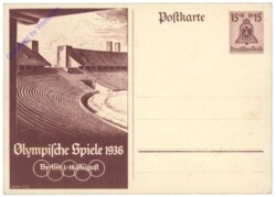 Postkarte Olympische Spiele 1936