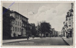 Eberswalde, Neue Kreuzstraße mit dem Holzforschungsinstitut der Forstlichen Hochschule