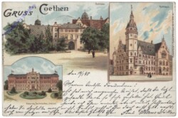 Falkenberg, Gruss aus Coethen