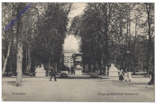 Potsdam, Eingang zum Park Sanssouci