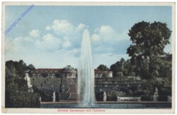 Potsdam, Schloss Sanssouci mit Fontaine