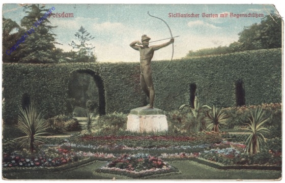 Potsdam, Sicilianischer Garten mit Bogenschützen