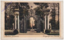 Potsdam, Sanssouci, Eingang am Obelisk