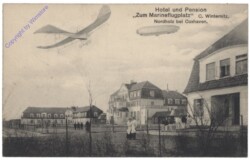 Cuxhaven, Hotel und Pension "Zum Marineflugplatz" C. Winternitz, Nordholz bei Cuxhaven