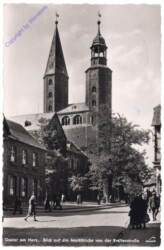 Goslar a. Harz, Blick auf die Marktkirche von der Breitenstraße