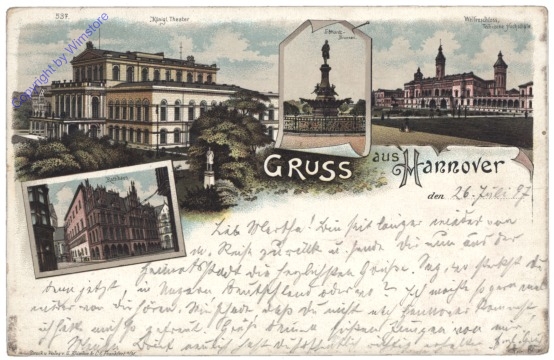 Hannover, Gruss aus