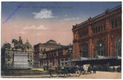 Hannover, Ernst August Platz mit Bahnhof
