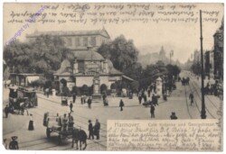 Hannover, Cafe Kröpcke und Georgstrasse