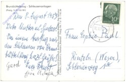 Brunsbüttelkoog, Schleusenanlagen