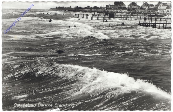 Dahme, Brandung