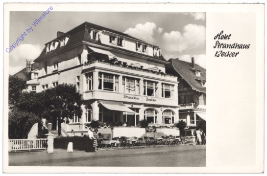 Lübeck, Travemünde, Hotel Strandhaus Becker