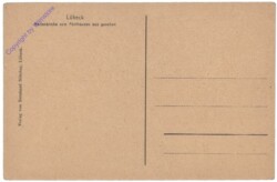 Lübeck, Marienkirche vom Fünfhausen aus gesehen