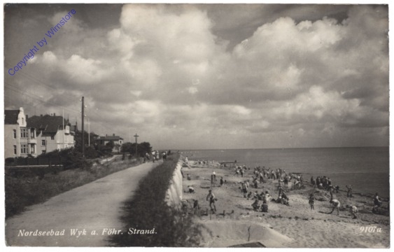 Insel Föhr, Nordseebad Wyk, Strand