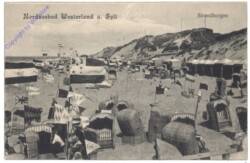 Insel Sylt, Nordseebad Westerland, Strandburgen