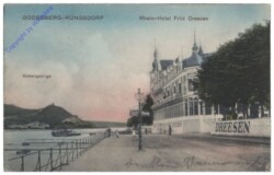 Bonn, Godesberg-Rüngsdorf, Rhein-Hotel Fritz Dreesen