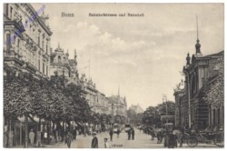 ak126300 Bonn, Bahnhofstrasse und Bahnhof