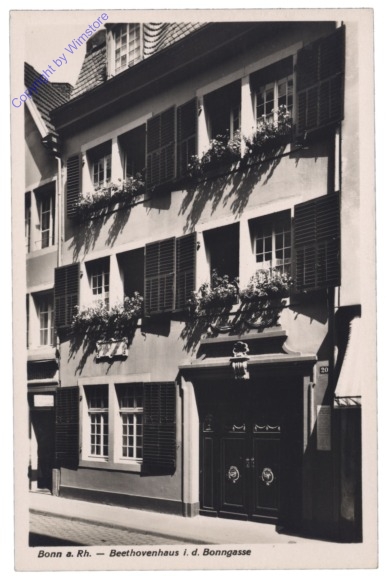 Bonn, Beethovenhaus i.d. Bonngasse