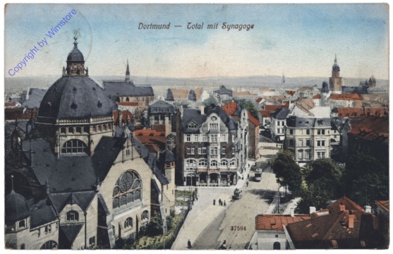 Dortmund, Total mit Synagoge