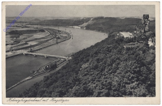 Dortmund, Hohensyburgdenkmal mit Hengsteysee