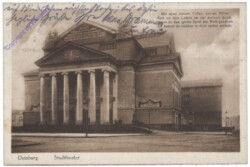 ak126322 Duisburg, Stadttheater