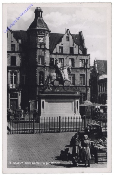 Düsseldorf, Altes Rathaus u. Jan Wellem