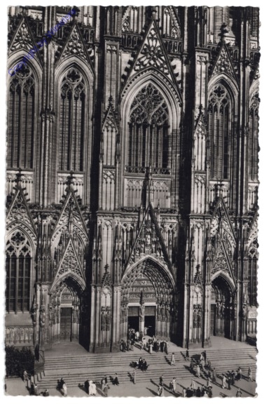 ak126354 Köln, Dom, Westportal