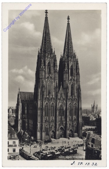 ak126363 Köln, Dom, Westseite
