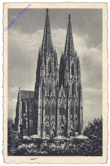 ak126372 Köln, Dom, Westseite