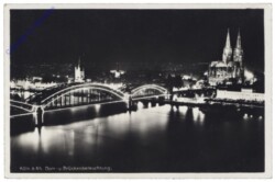 Köln, Dom- u. Brückenbeleuchtung