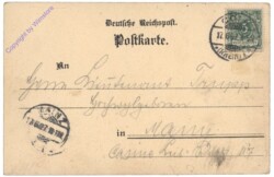 Köln, Gruss aus, Wein-Restauration u. Großhandlung zum Treppchen
