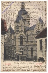 ak126402 Krefeld, Synagoge