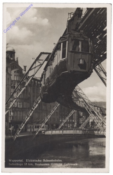 Wuppertal, Elektrische Schwebebahn