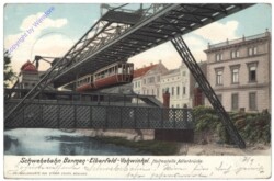 Wuppertal, Schwebebahn Barmen-Elberfeld-Vohwinkel, Haltestelle Adlerbrücke
