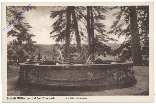 Eisenach, Schloß Wilhelmsthal, Der Nixenbrunnen