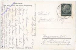 Baden-Baden, Das alte Schloss vor seiner Zerstörung