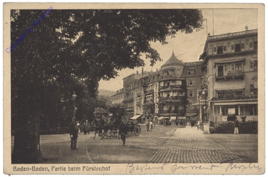 Baden-Baden, Partie beim Fürstenhof