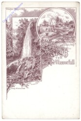 Bad Urach, Gruß vom Uracher Wasserfall