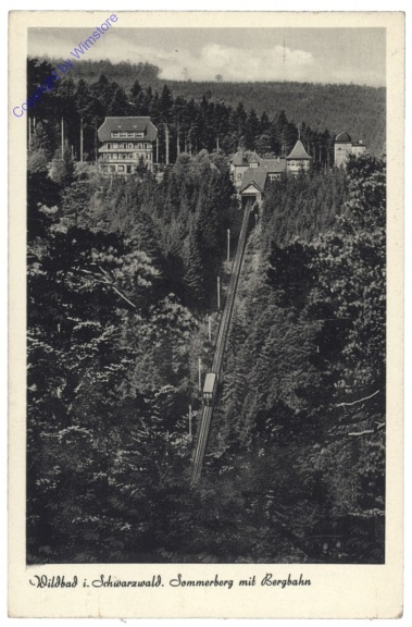Bad Wildbad, Sommerberg mit Bergbahn