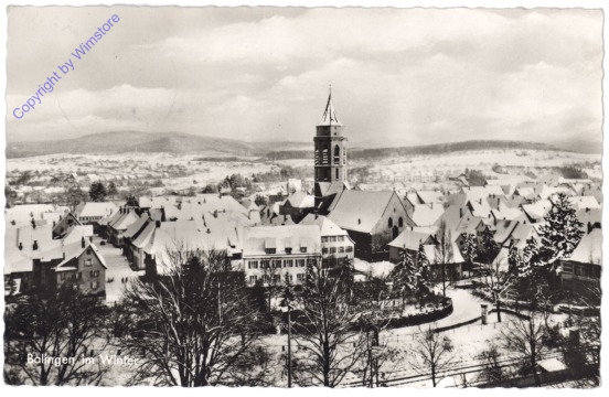 Balingen, im Winter
