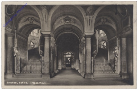 Bruchsal, Schloß, Treppenhaus