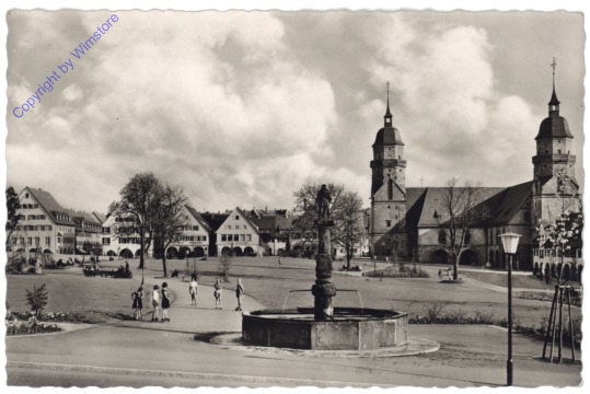 Freudenstadt, Marktplatz mit ev. Kirche