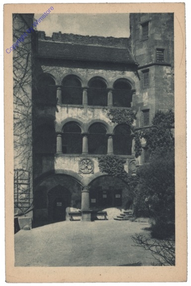 Heidelberg, Die Arkaden im Schlosshof