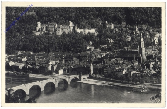 Heidelberg, Blick vom Philosophenweg