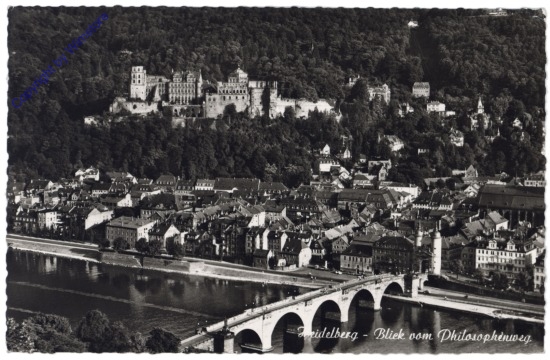 Heidelberg, Blick vom Philosophenweg