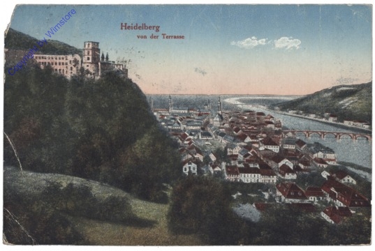 Heidelberg, von der Terrasse